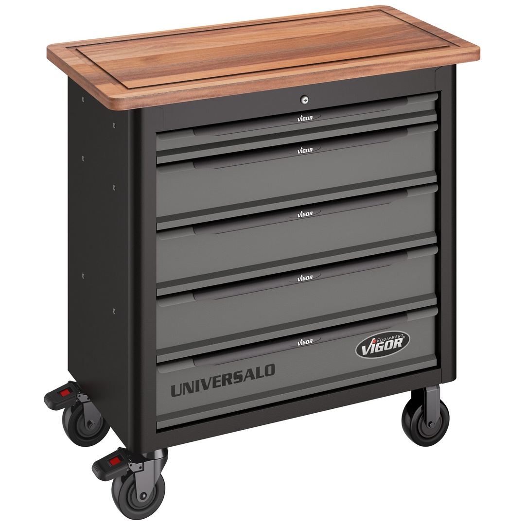 VIGOR Mobile Werkbank Series XL, leer, L x B x H: 907 x 481 x 990 mm