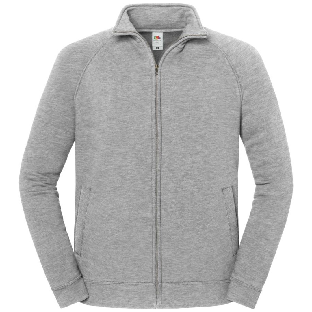 Fruit of the Loom Schwere Sweatshirtjacke 16.2290 Gr. S athletic heather