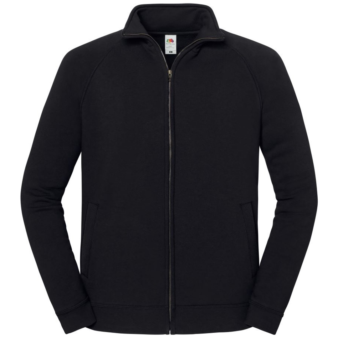 Fruit of the Loom Schwere Sweatshirtjacke 16.2290 Gr. XL black