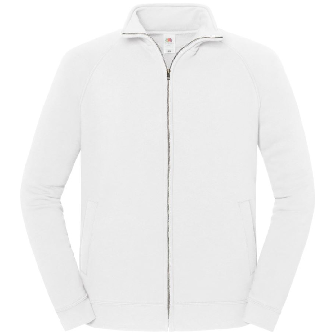 Fruit of the Loom Schwere Sweatshirtjacke 16.2290 Gr. 2XL white