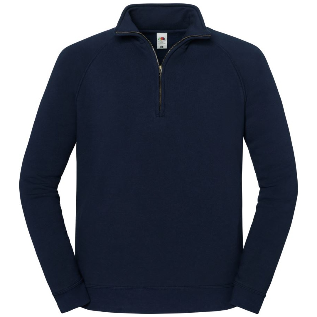 Fruit of the Loom Schwerer Sweater mit 1/4 Zip 16.2288 Gr. 4XL deep navy