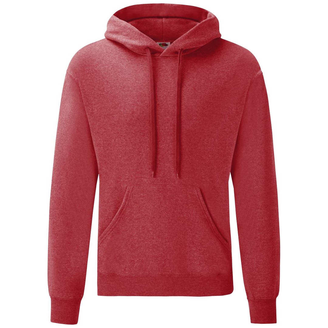 Fruit of the Loom Hoodie 16.2208 Gr. XL heather red