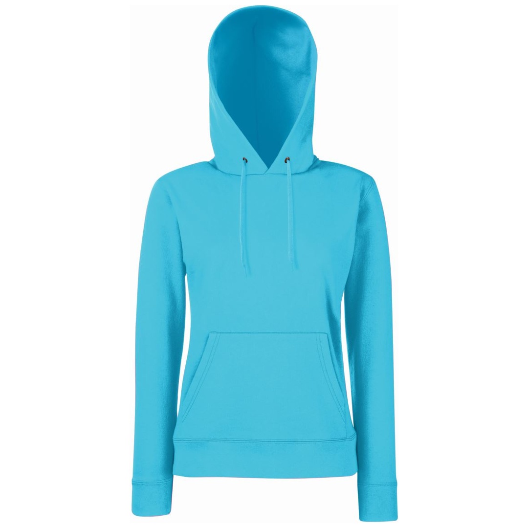 Fruit of the Loom Classic Hoodie 16.2038 Gr. L azure blue