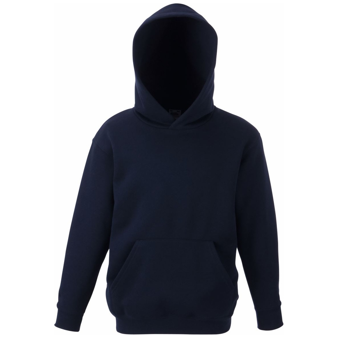 Fruit of the Loom Cotton Classics-16.2043 Kinder Kapuzen Sweater Gr. 152 deep navy