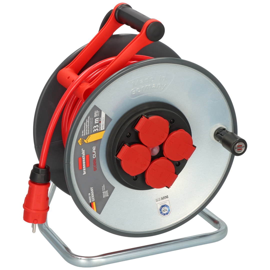 Brennenstuhl Professional Kabeltrommel SteelCore SC 3210 IP44, 33m H07BQ-F 3G2,5