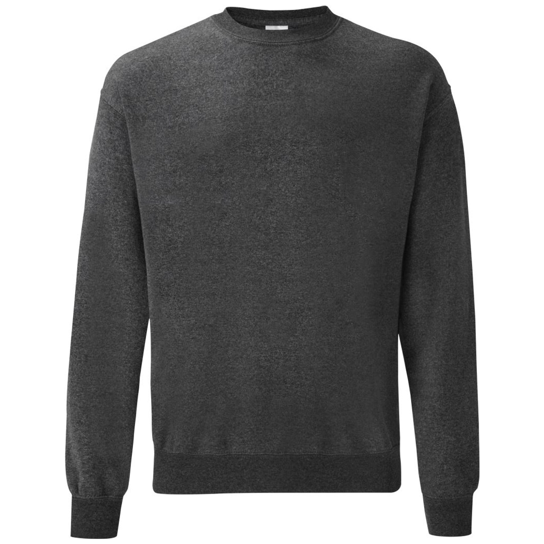Fruit of the Loom Classic Sweater 16.2202 Gr. L dark heather grey