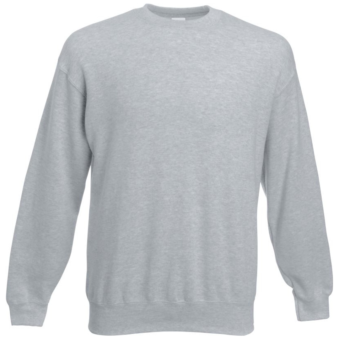 Fruit of the Loom Classic Sweater 16.2202 Gr. M heather grey