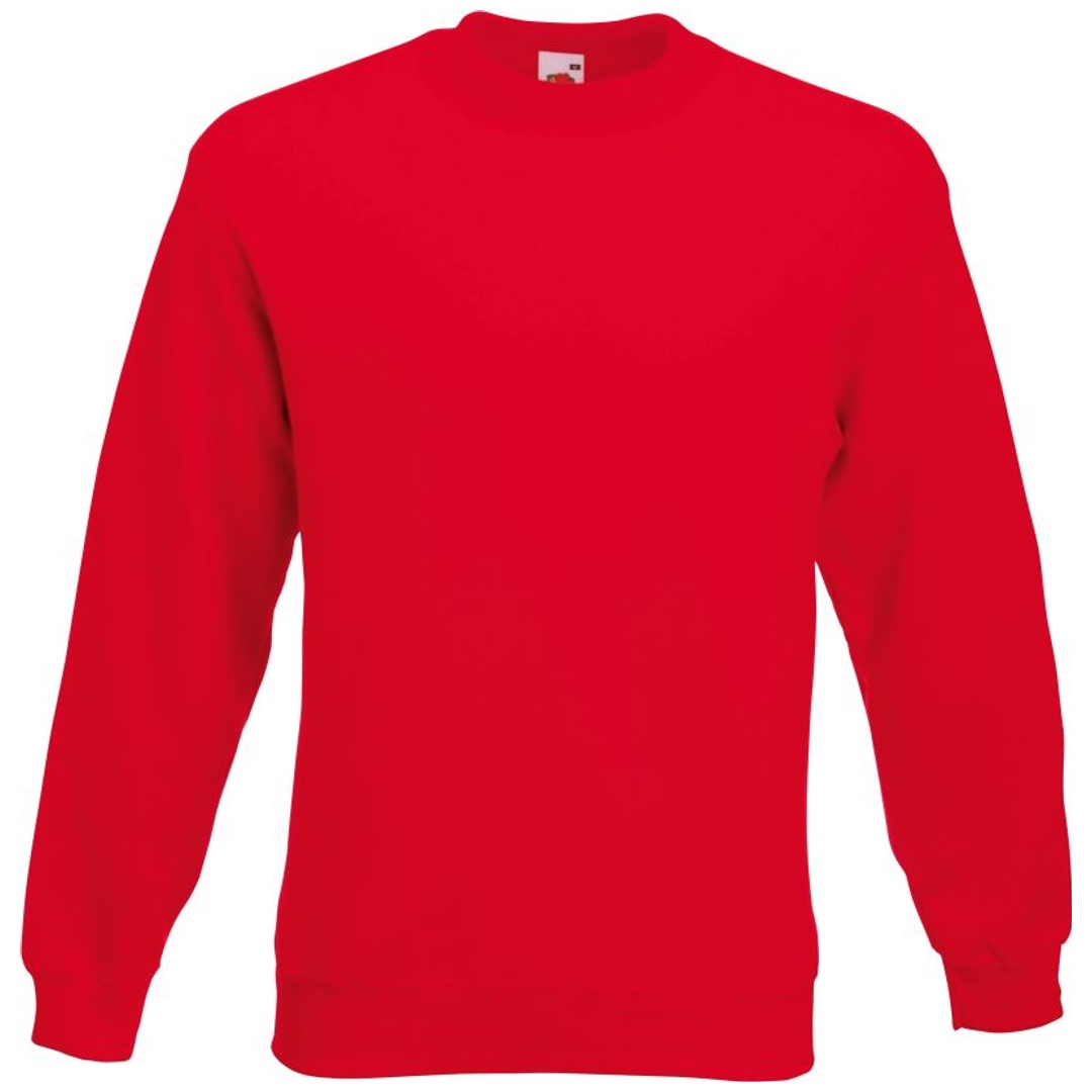 Fruit of the Loom Classic Sweater 16.2202 Gr. L red