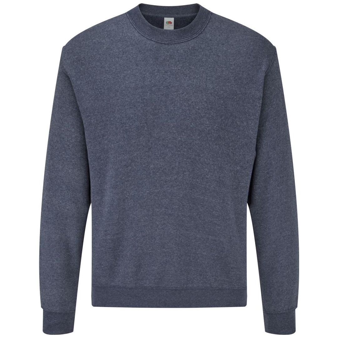 Fruit of the Loom Classic Sweater 16.2202 Gr. L vintage heather navy
