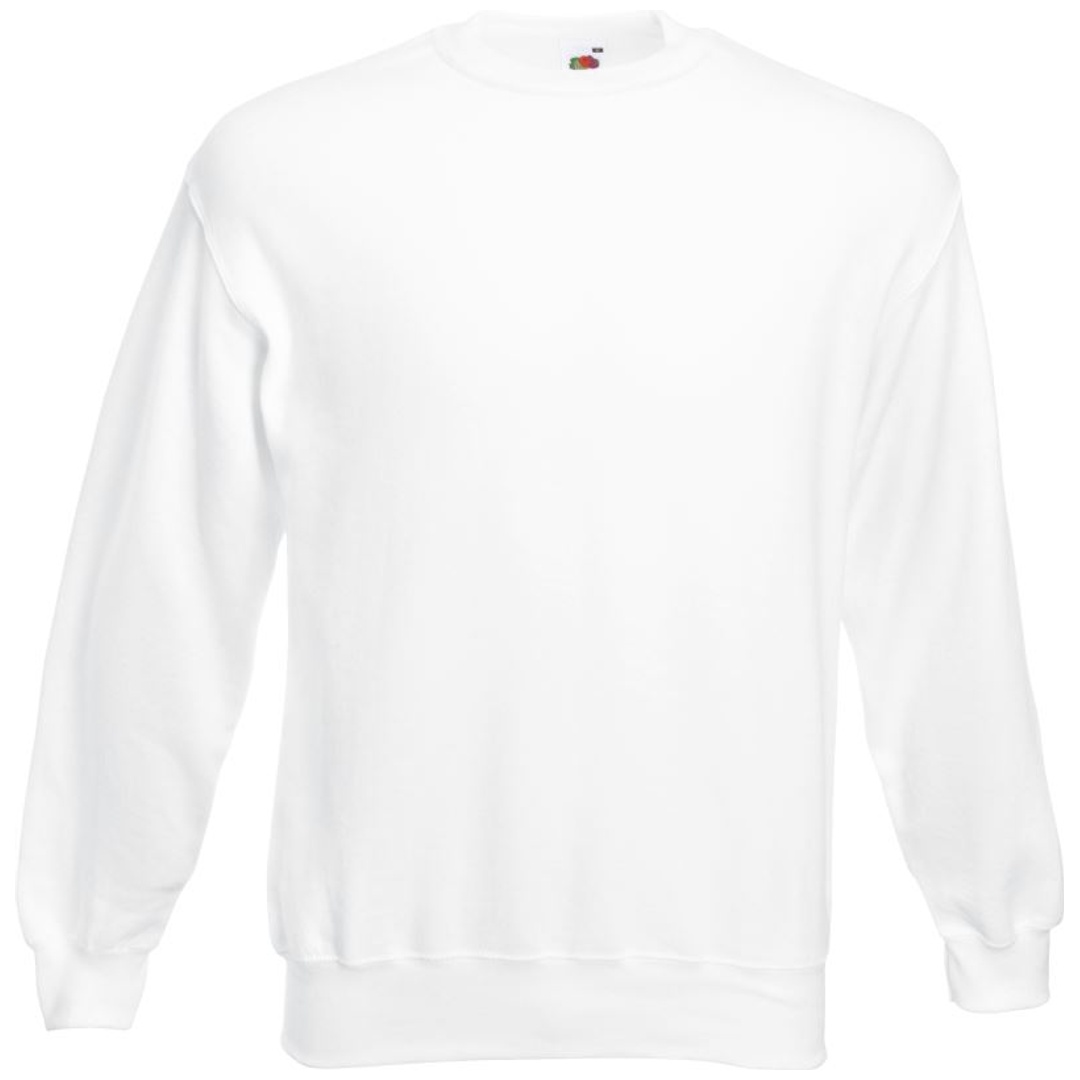 Fruit of the Loom Classic Sweater 16.2202 Gr. L white
