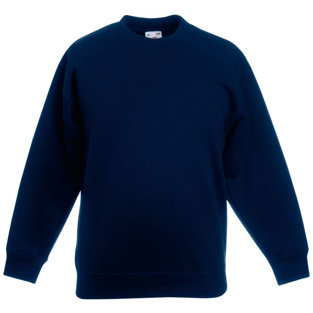 Fruit of the Loom Classic Kinder Sweater 16.2041 Gr. 152 deep navy