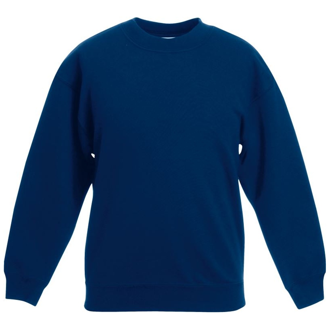 Fruit of the Loom Classic Kinder Sweater 16.2041 Gr. 128 navy