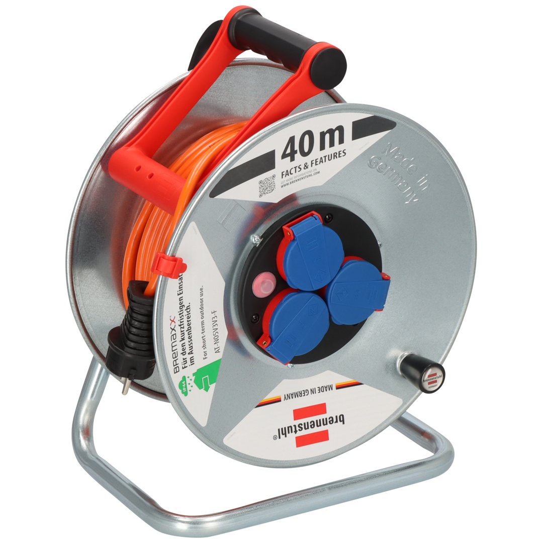 Brennenstuhl Garant S IP44 Kabeltrommel 40m AT-N05V3V3-F 3G1,5