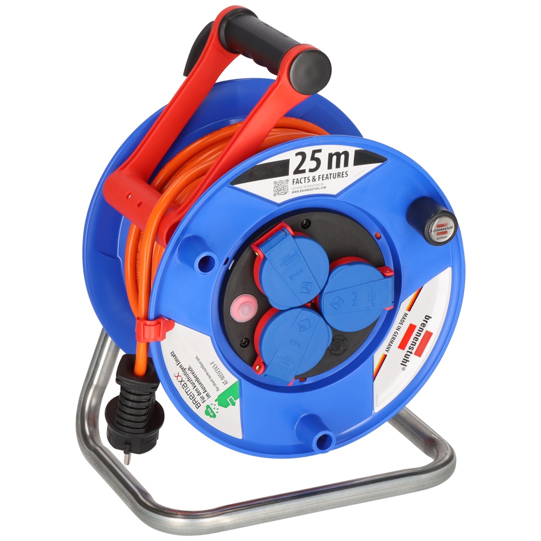 Brennenstuhl Garant IP44 Kabeltrommel 25m AT-N05V3V3-F 3G1,5