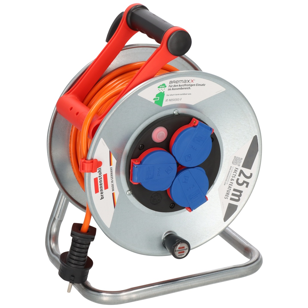 Brennenstuhl Garant S IP44 Kabeltrommel 25m AT-N05V3V3-F 3G1,5