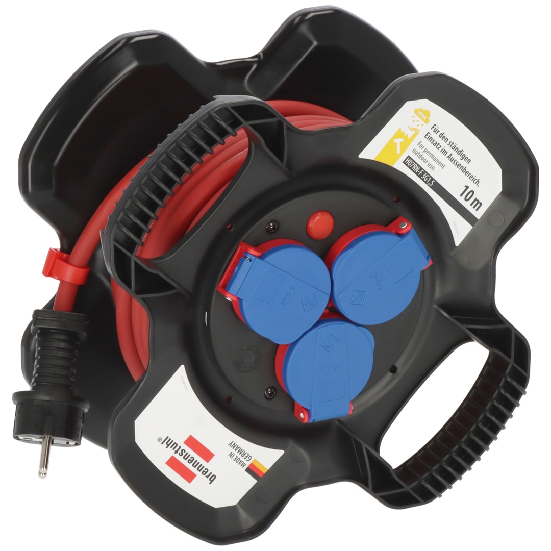 Kabelhaspel X-Gum IP44 10 Meter - Brennenstuhl