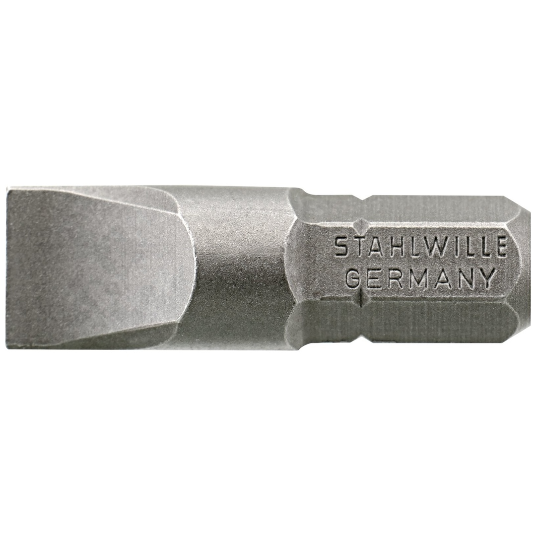 Stahlwille Bit-Schraubendrehereinsatz 0,4 x 2,0mm 6kant C 6,3 L.28mm