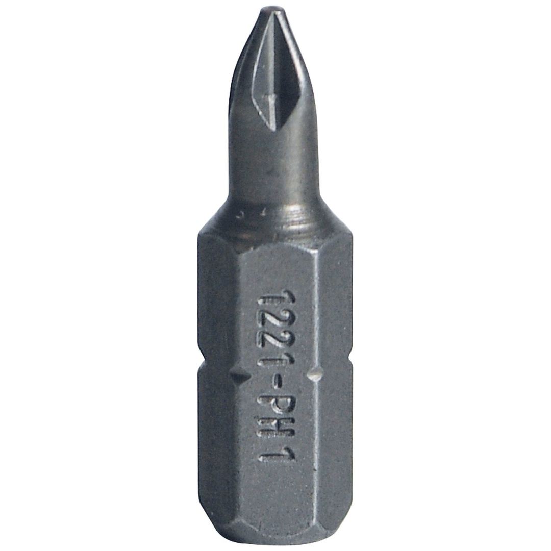 Stahlwille Bit-Schraubendrehereinsatz 6kant C 6,3 L.25mm, PH1