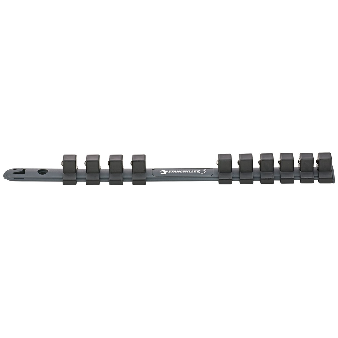 Stahlwille Steckschlüsselleiste 10 Halteklammern L.307 mm