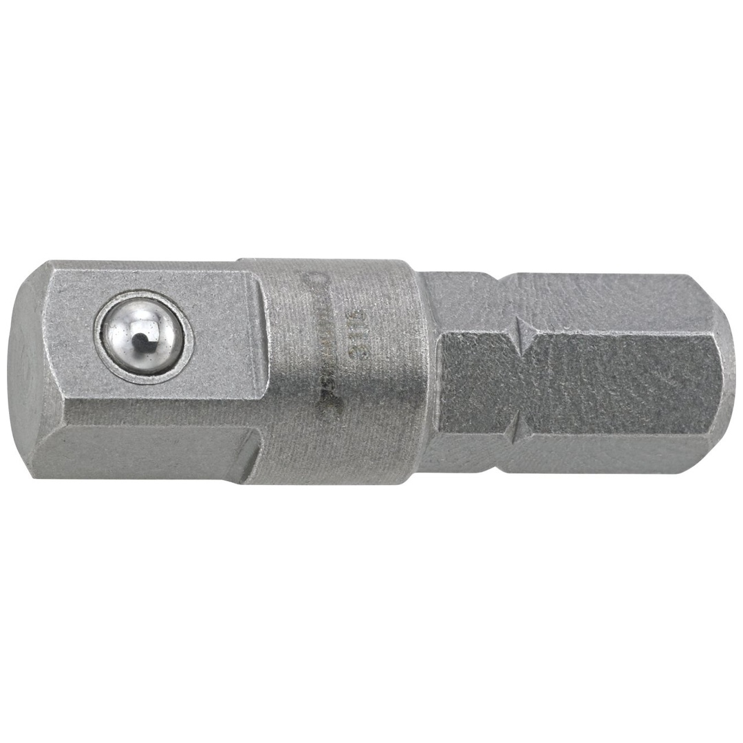 Stahlwille Bit-Verbindungsteil, handbetätigt 6kant 1/4 Außen-4kant 1/4 L.25mm