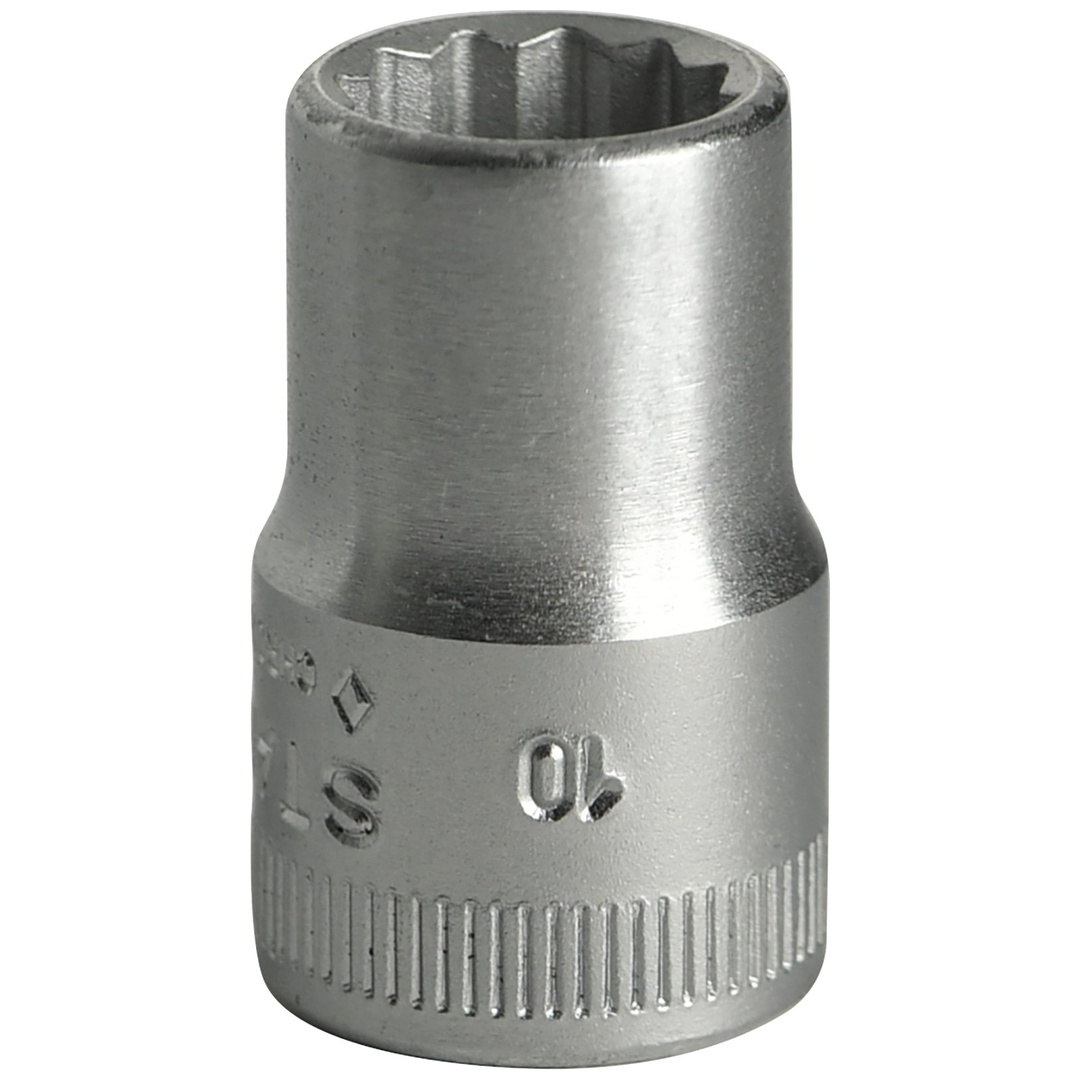 Stahlwille 3/8 Steckschlüsseleinsatz SW 10mm L.27mm, Abtriebsprofil Doppelsechskant AS-Drive