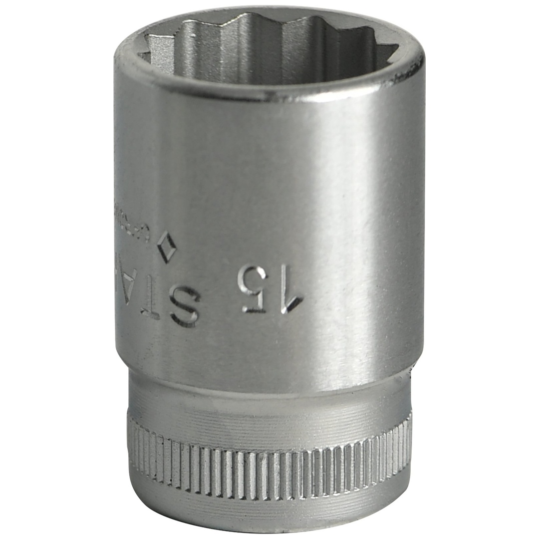 Stahlwille 3/8 Steckschlüsseleinsatz SW 15mm L.31mm, Abtriebsprofil Doppelsechskant AS-Drive