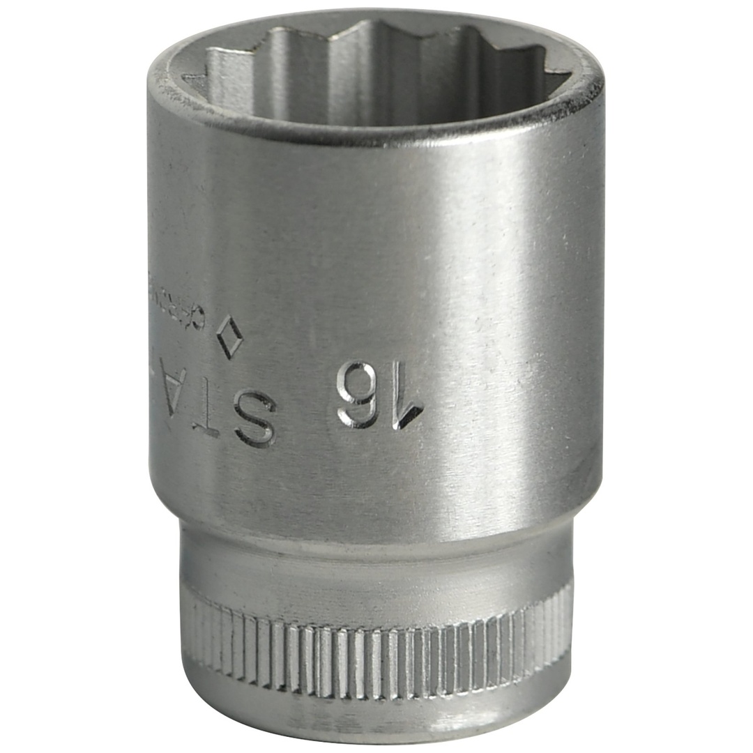 Stahlwille 3/8 Steckschlüsseleinsatz SW 16mm L.31mm, Abtriebsprofil Doppelsechskant AS-Drive