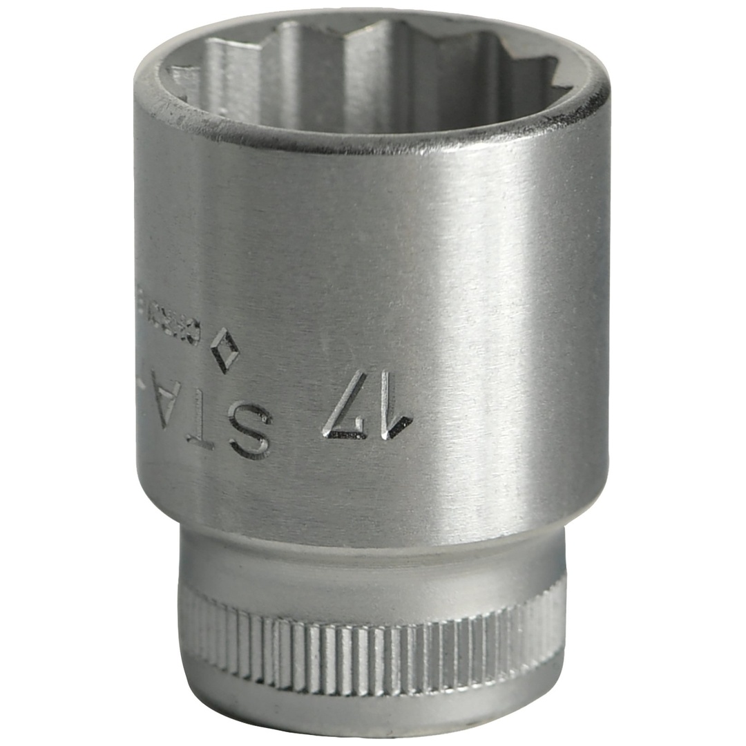 Stahlwille 3/8 Steckschlüsseleinsatz SW 17mm L.31mm, Abtriebsprofil Doppelsechskant AS-Drive