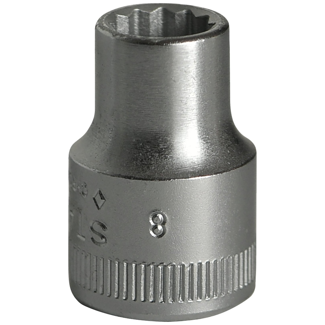 Stahlwille 3/8 Steckschlüsseleinsatz SW 8mm L.25mm, Abtriebsprofil Doppelsechskant AS-Drive