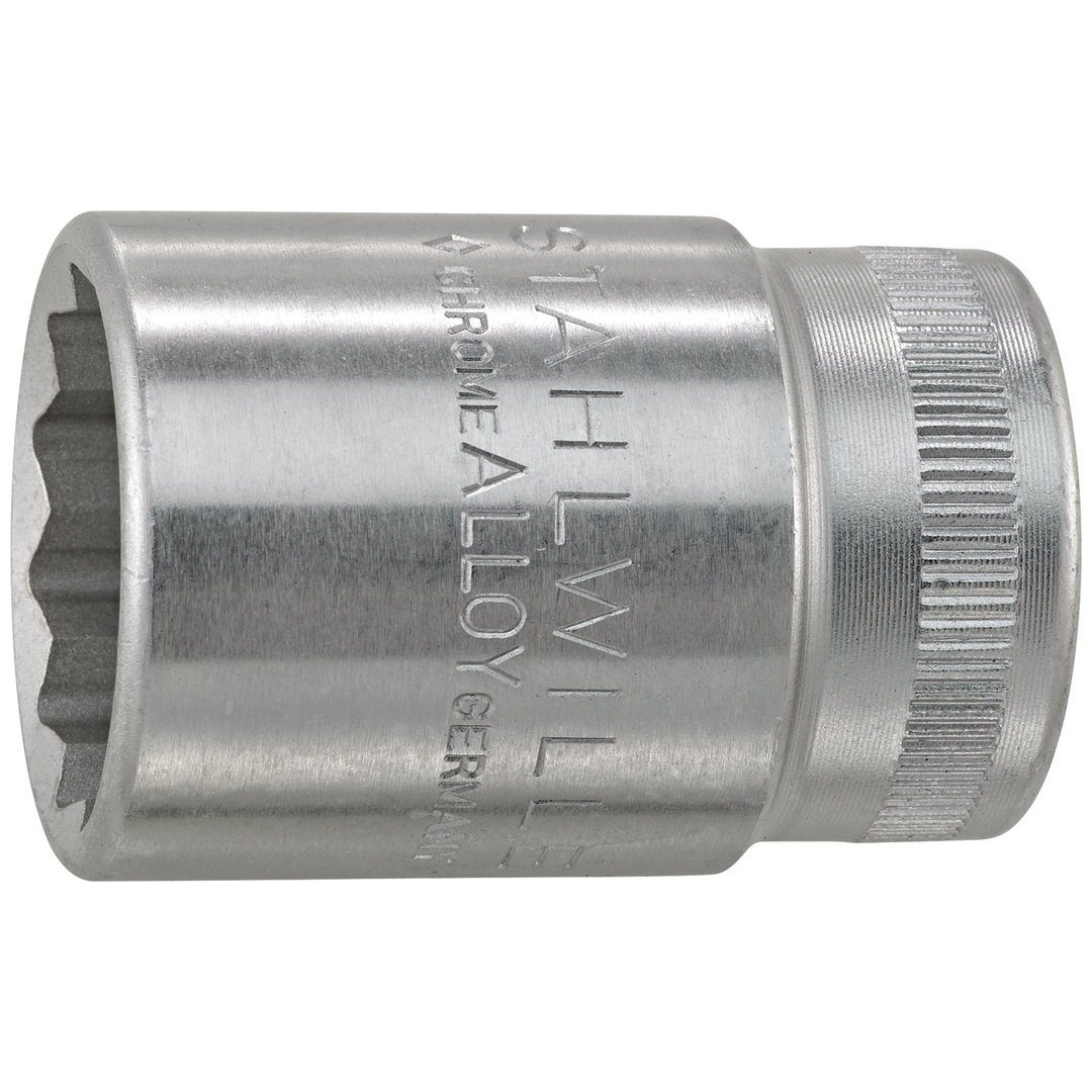 Stahlwille 1/2 Steckschlüsseleinsatz SW 19mm L.38mm, Abtriebsprofil Doppelsechskant AS-Drive