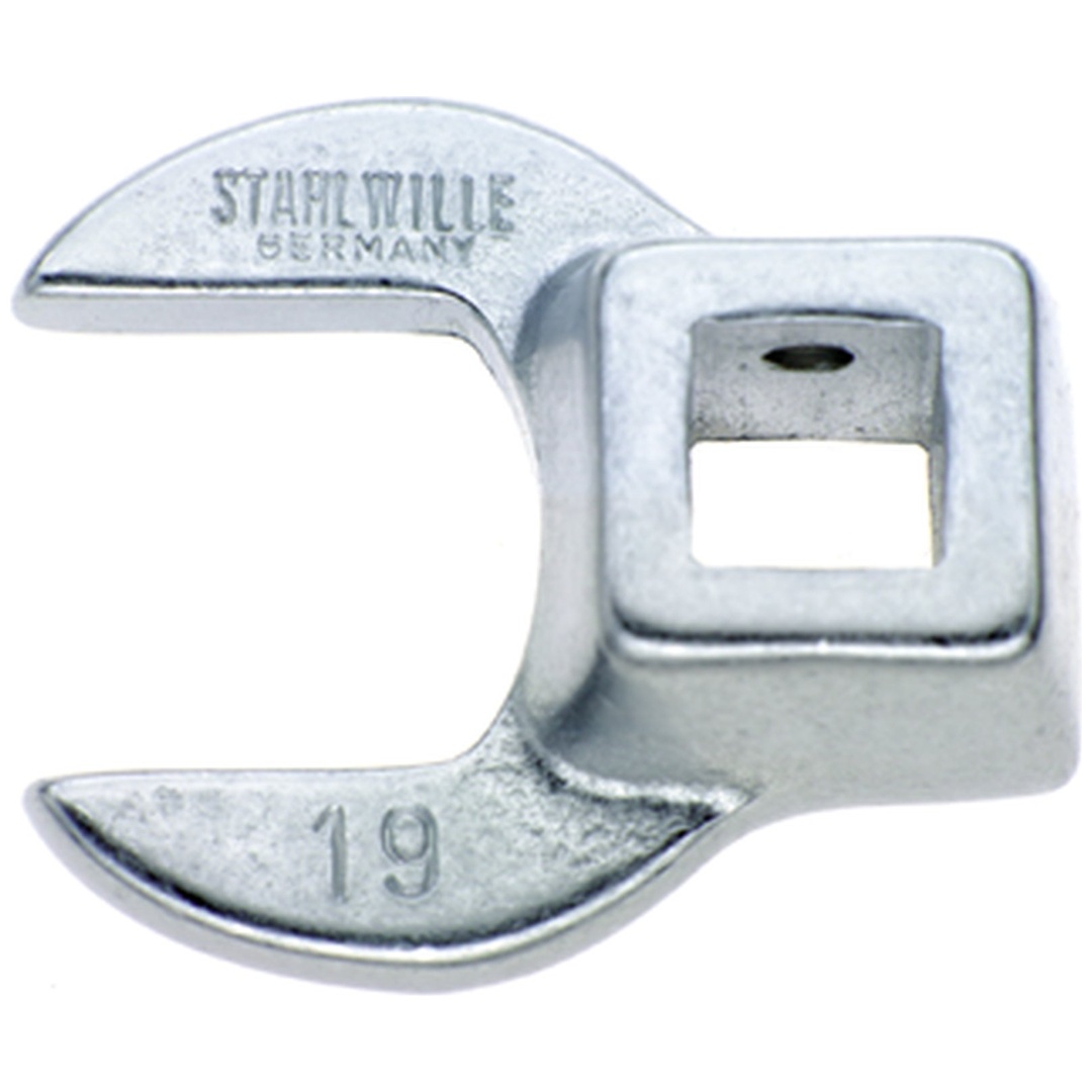 Stahlwille 3/8 Crowfoot-Schlüssel SW 19mm L.42.5mm