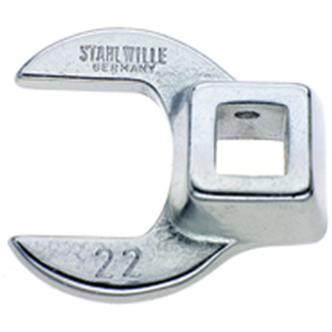 Stahlwille 3/8 Crowfoot-Schlüssel SW 22mm L.44.5mm