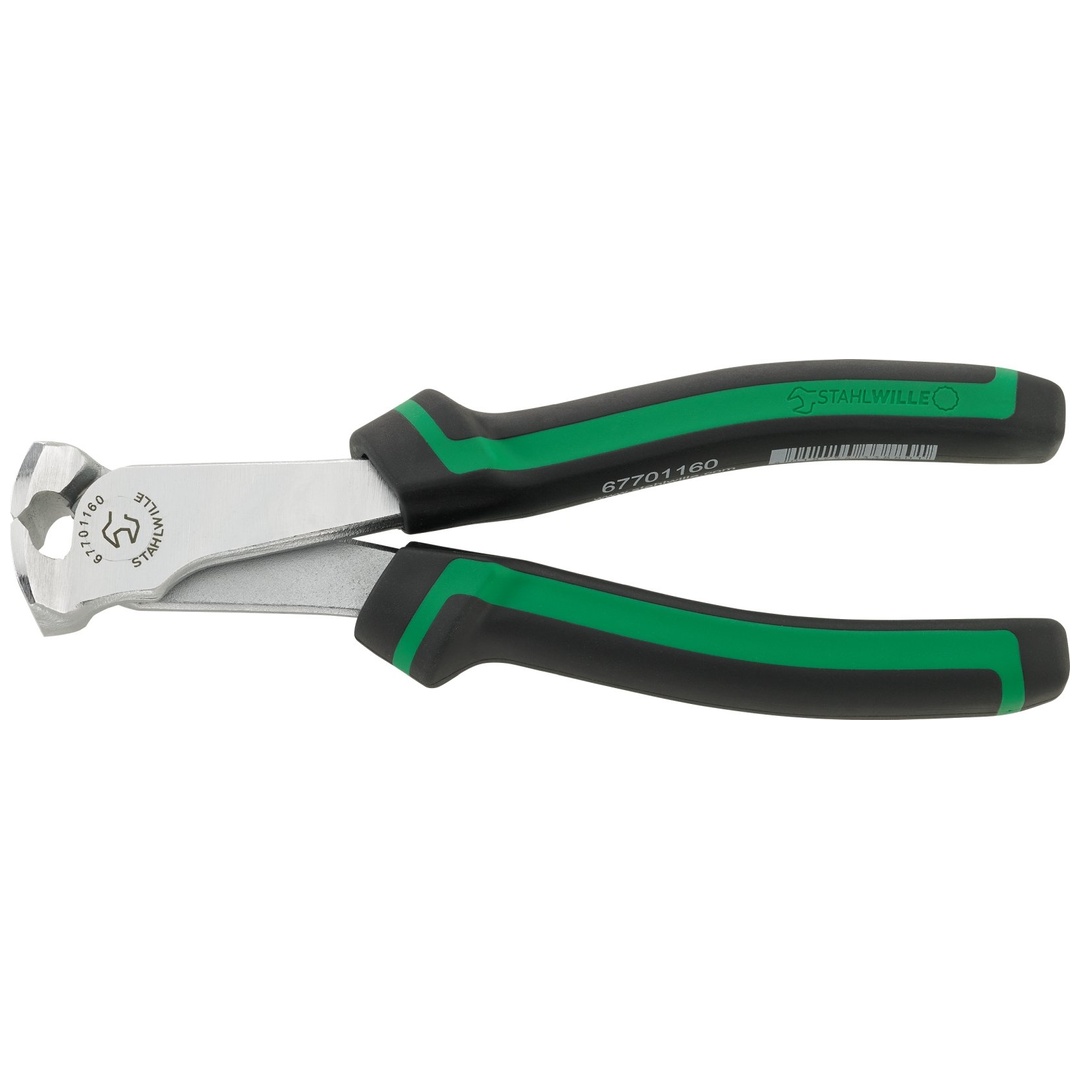 Stahlwille Kraft-Vornschneider L.160mm Kopf verchromt Griffe 2-Komponenten-Griffe