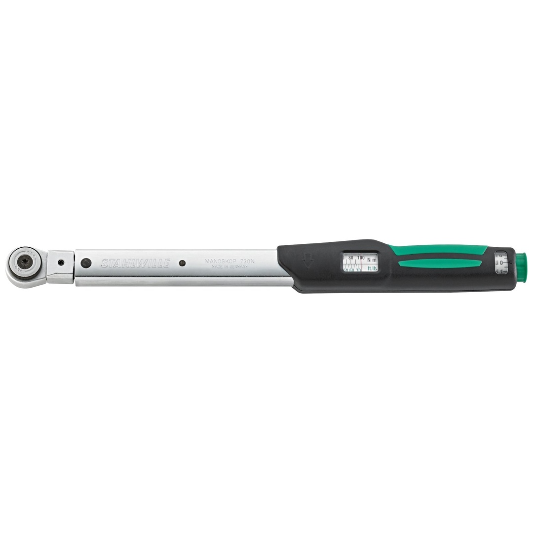 Stahlwille Drehmomentschlüssel Service MANOSKOP 730NR 15-75ft·lb 1/2 L. 420mm