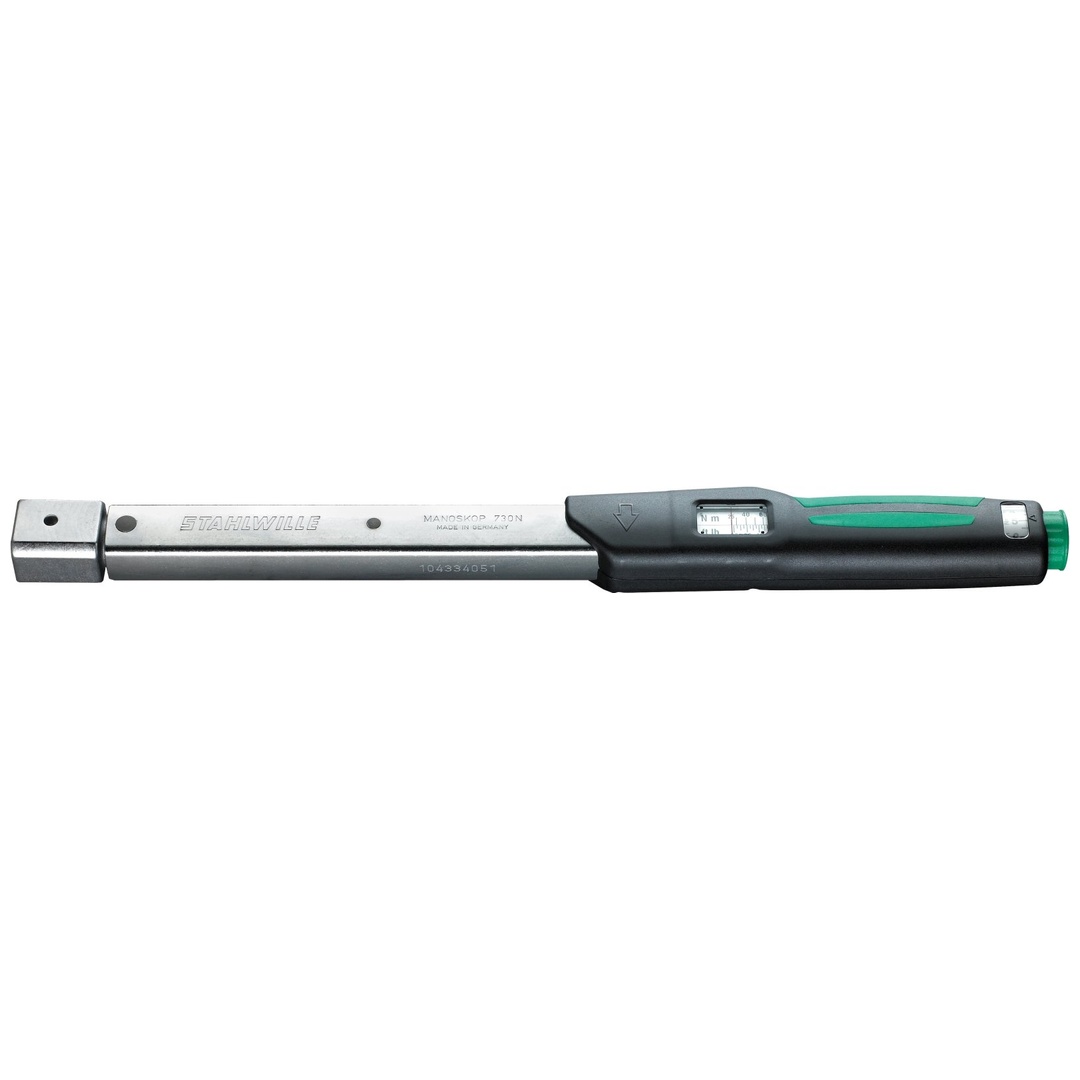 Stahlwille Drehmomentschlüssel Service MANOSKOP 730N 25-130N·m 14 x 18 mm L. 421mm