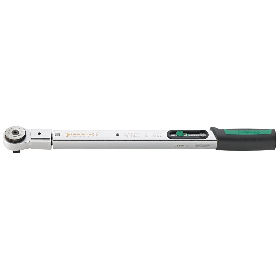 Stahlwille Drehmomentschlüssel Service MANOSKOP 730R Quick 25-130Nm 1/2 L. 475mm
