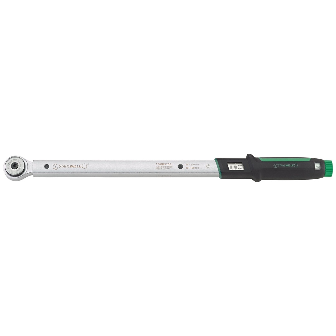 Stahlwille Drehmomentschlüssel 750NR 40-200Nm 1/2 L. 526.7mm