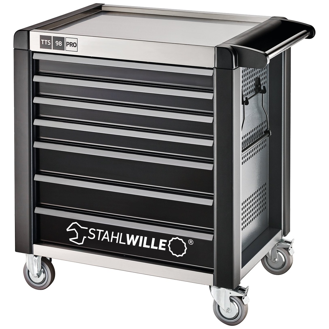 Stahlwille Werkstattwagen 98/7 PRO 7 Schubl. 651 x 1001 x 1020 mm anthrazit, RAL 7016; schwarz, RAL 9005