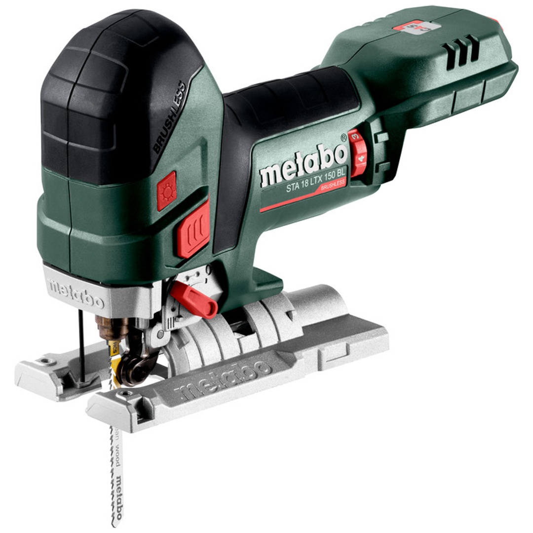 Metabo Akku-Stichsäge STA 18 LTX 150 BL, incl. 3x Stichsägeblatt, Zubehör, Karton