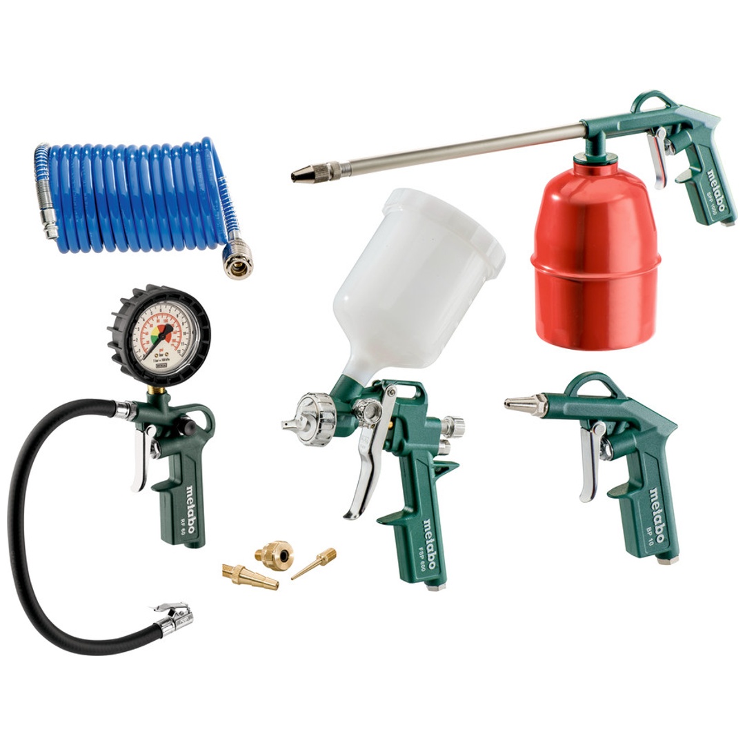 Metabo Druckluft-Werkzeugset LPZ 7 Set, Karton