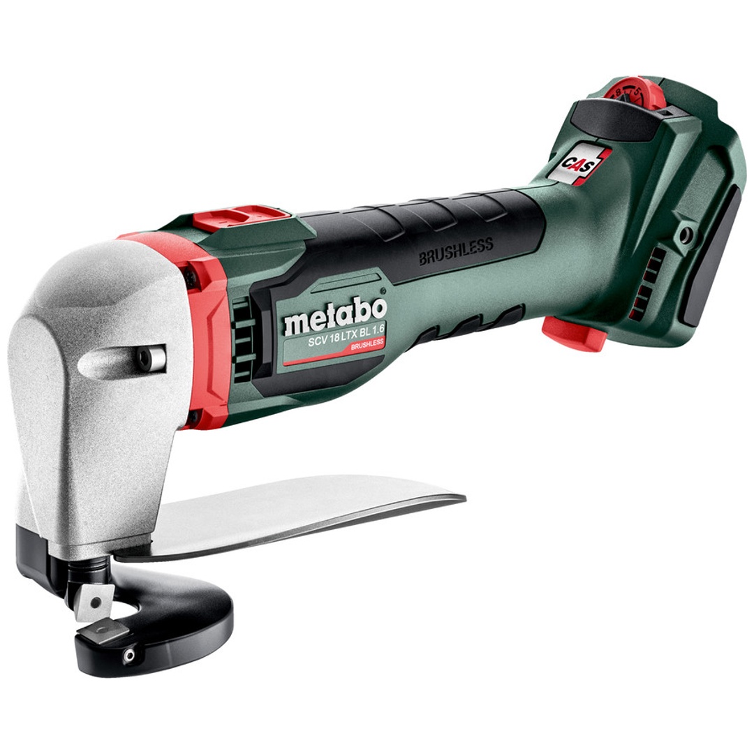 Metabo Akku-Blechschere SCV 18 LTX BL 1.6, incl. Zubehör, Karton