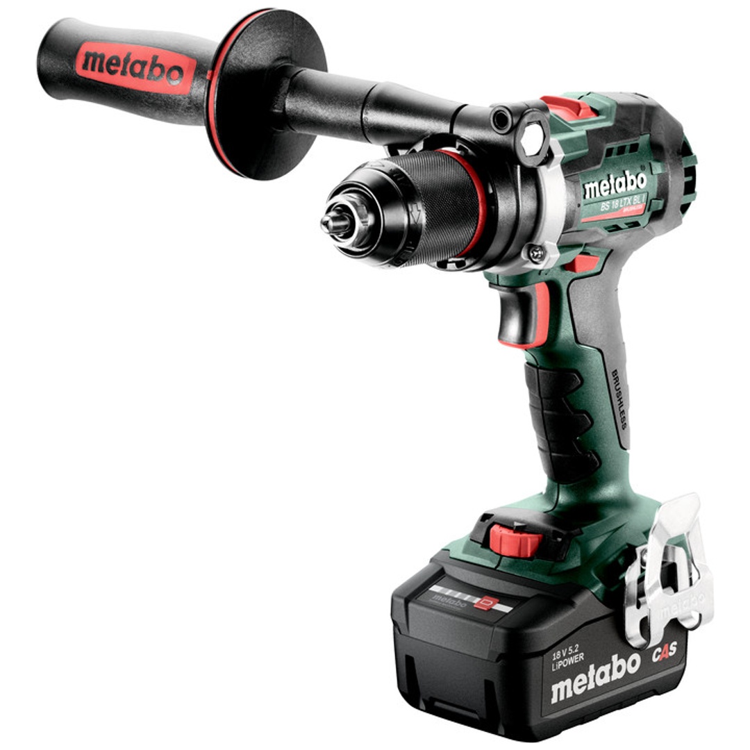Metabo Akku-Bohrschrauber BS 18 LTX BL I, metaBOX 145 L, 18V 2x5.2Ah Li-Power + Ladegerät