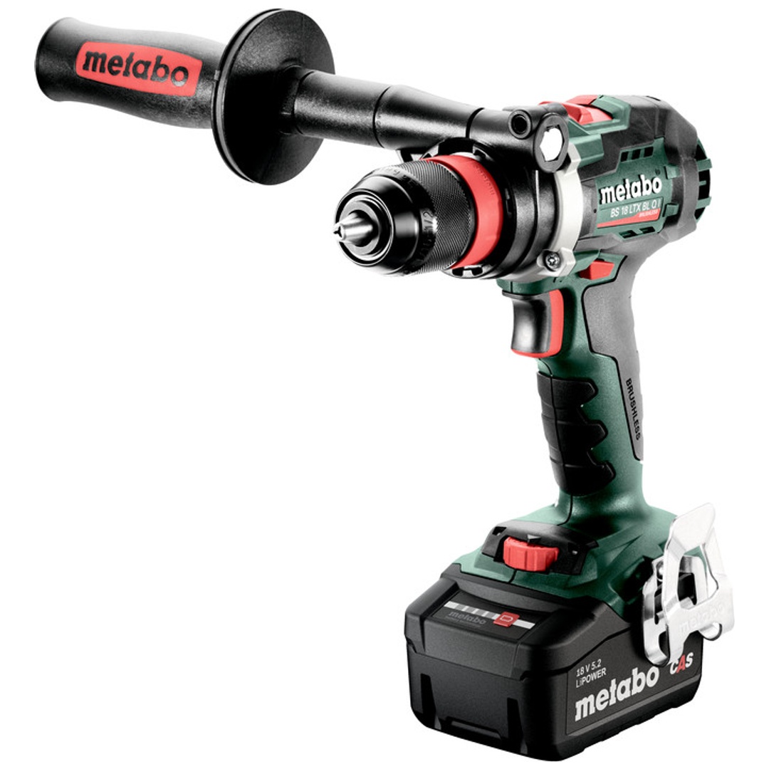 Metabo Akku-Bohrschrauber BS 18 LTX BL Q I, metaBOX 145 L, 18V 2x5.2Ah Li-Power + Ladegerät