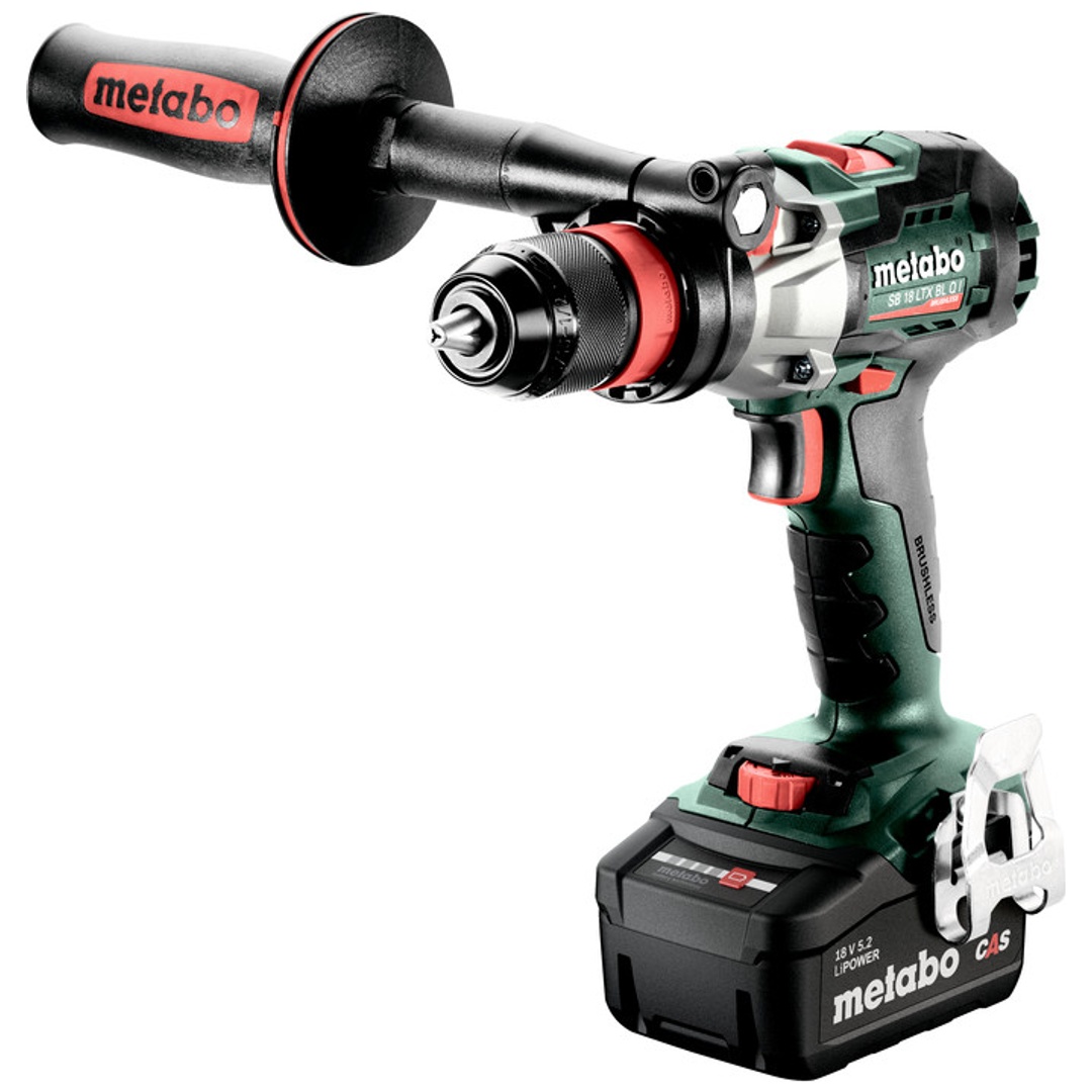 Metabo Akku-Schlagbohrschrauber SB 18 LTX BL Q I, metaBOX 145 L, 18V 2x5.2Ah Li-Power + Ladegerät