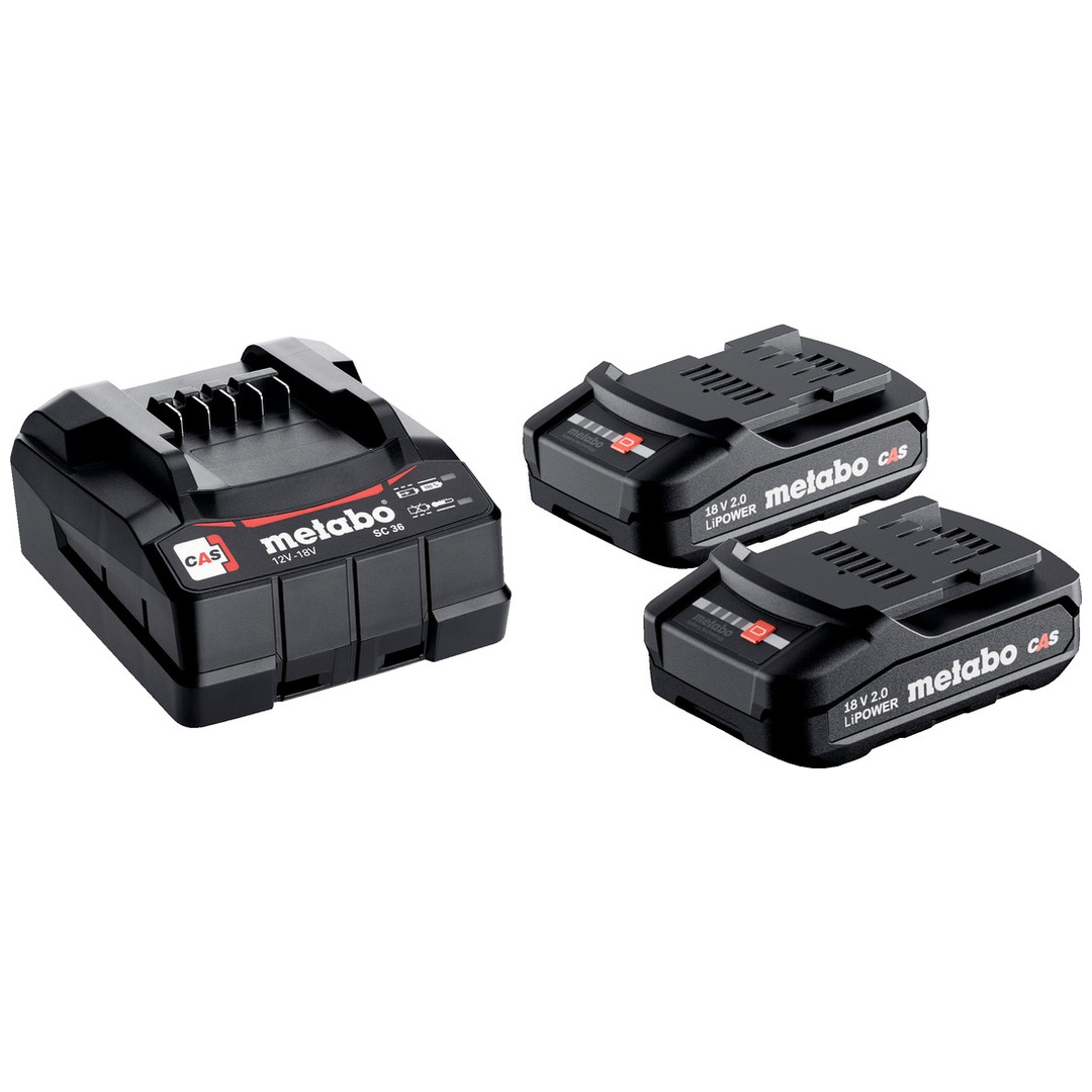 Metabo Basis-Set 2 x 2.0 Ah