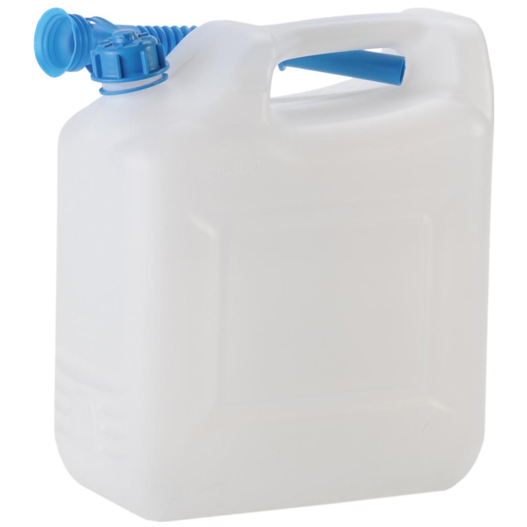 Hünersdorff Wasserkanister 12l HDPE natur B290xT160xH331,5mm mit Auslaufrohr