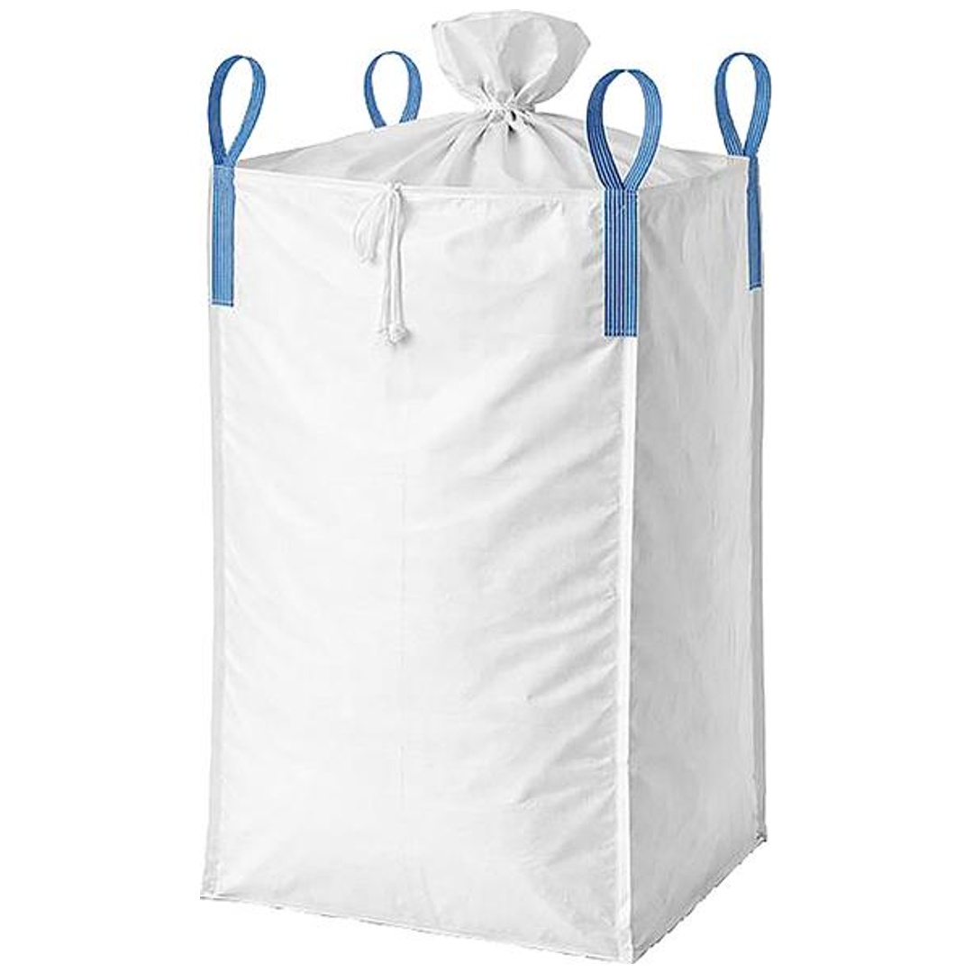 Big Bag 90x90x110cm, SWL 1.000 kg, SF 5:1, 4 Hebeschlaufen + Schürze