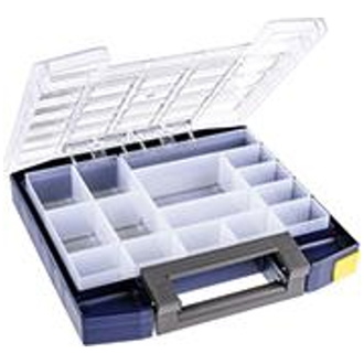 Raaco Sortimentskoffer boxxser 55 5x5-15 blau 15Einsätze