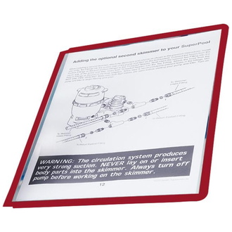 DURABLE Sichttafel rot 5 Stück