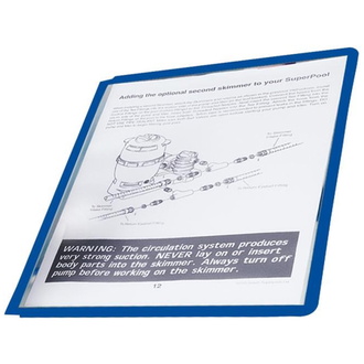 DURABLE Sichttafel dunkelblau 5 Stück